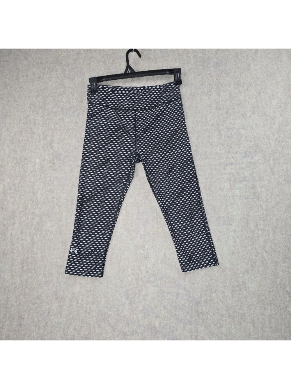 Under Armour HeatGear Compression Leggings Medium Black & White